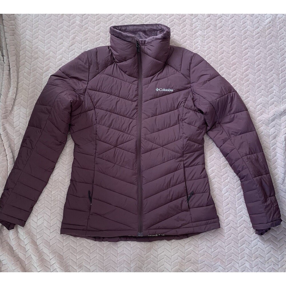 Women’s Columbia Winter Jacket Size Medium Omni Heat Infinity Moonvista Purple